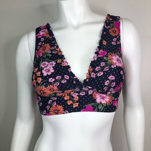 Shade & Shore Medium Padded Floral‎ Swim Top